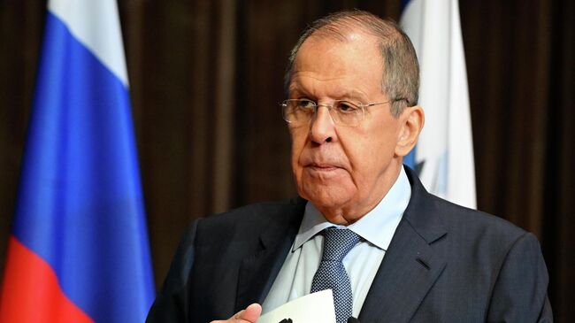 Лавров на переговорах с главой МИД Сирийской Арабской Республики 