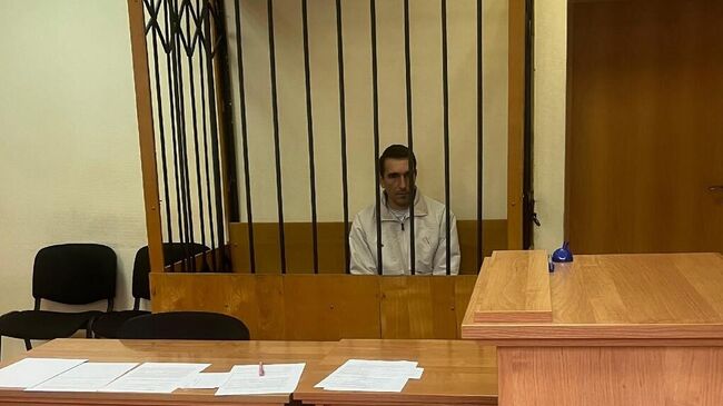 Андрей Папст в зале суда