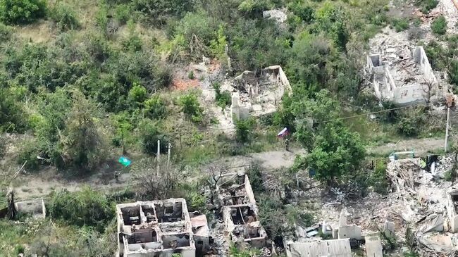 Город Часов Яр в ДНР, взятый под контроль подразделениями ВС РФ