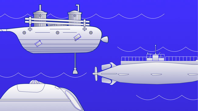 Заходное медиа для инфографики Подлодки Заходное медиа для инфографики Подлодки