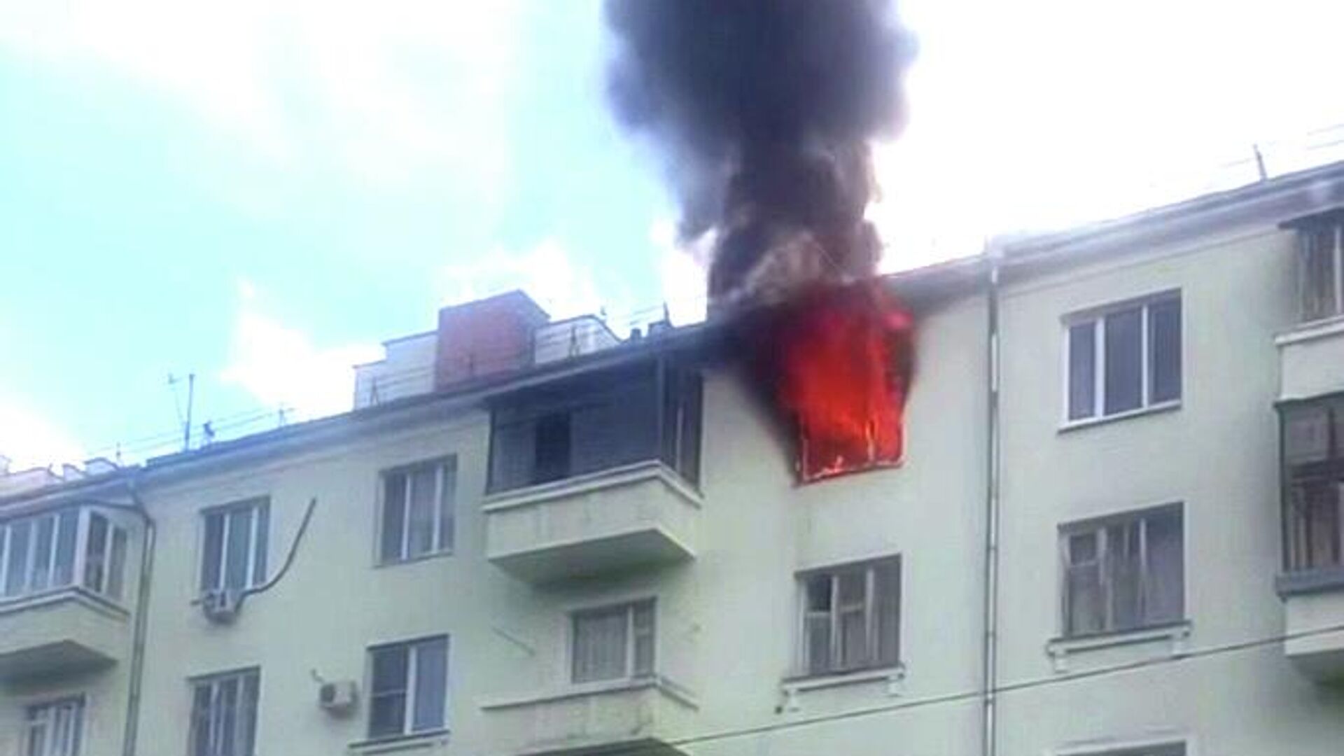 Пожар в Балашихе1
