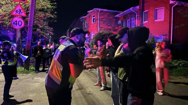 Акция протеста против ТЦК в Виннице