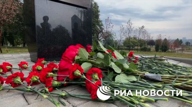 Почтение памяти героя ДНР и России замкомандира артиллерийского дивизиона Ольги Качуры
