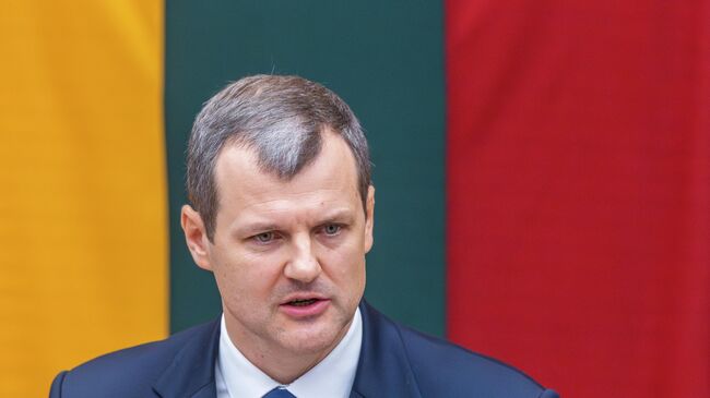 Премьер-министр Литвы Гинтаутас Палуцкас Премьер-министр Литвы Гинтаутас Палуцкас
