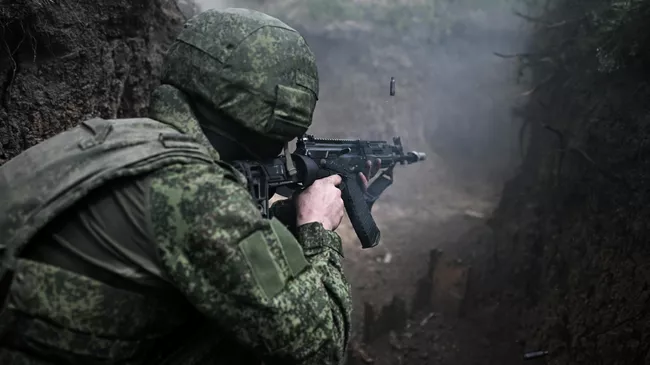 Российский военнослужащий
