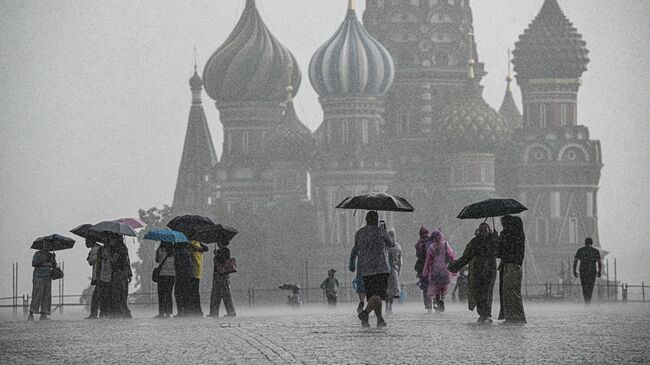 Дождь в Москве