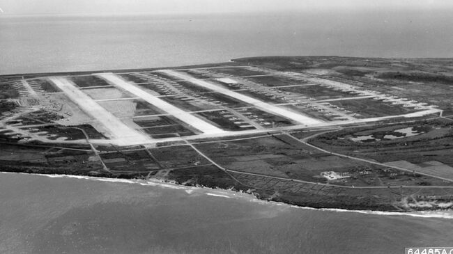 Вид на авиабазу Норт-Филд, Тиниан, Северные Марианские острова