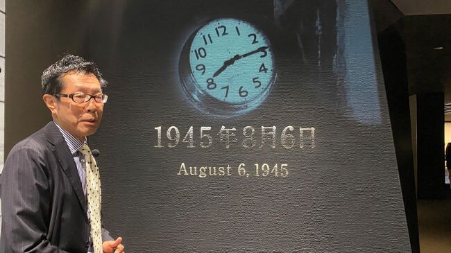 Заместитель главы Мемориального музея мира в Хиросиме Тосихиро Тоя