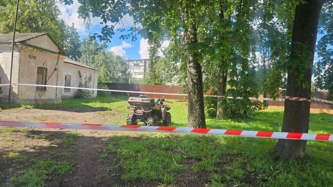 На месте детонации взрывного устройства в поселке Куркино Тульской области - РИА Новости, 1920, 10.11.2025