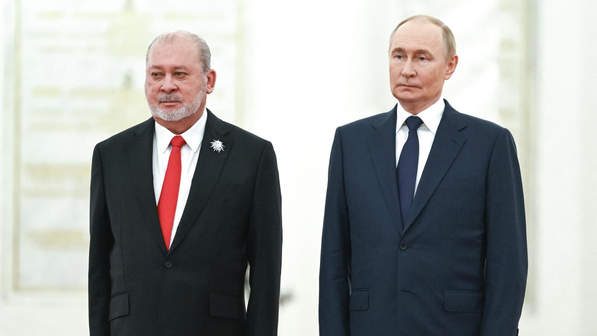 Президент России Владимир Путин и верховный правитель Малайзии султан Ибрагим во время встречи в Москве - РИА Новости, 1920, 06.08.2025