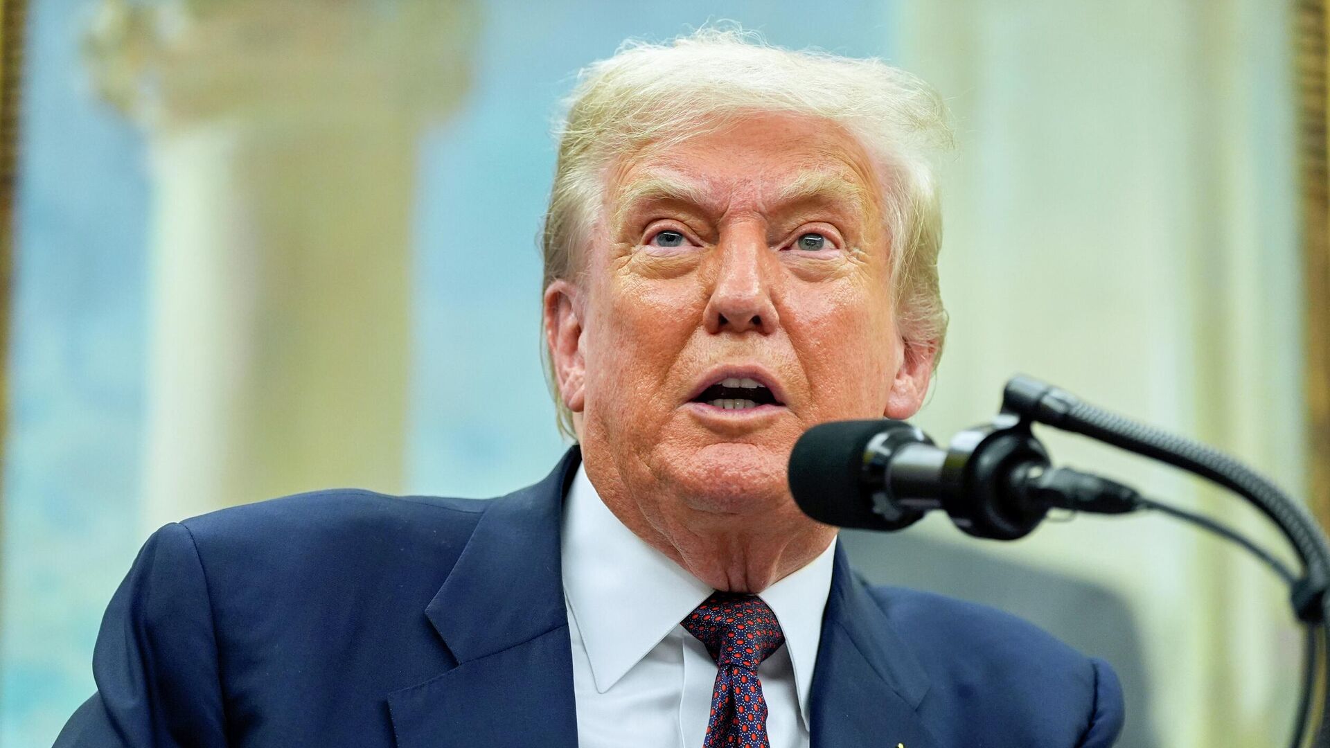 Президент США Дональд Трамп Президент США Дональд Трамп - РИА Новости, 1920, 10.08.2025