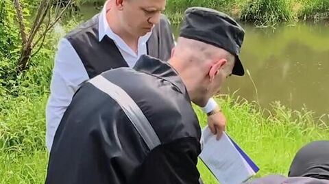 Юферев показывает, как убивал санитарку