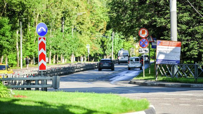 Капитальный ремонт дороги на улице 9 Мая в Химках