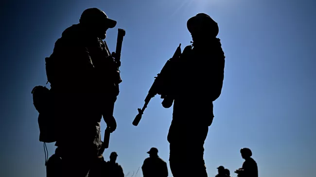 Российские военнослужащие