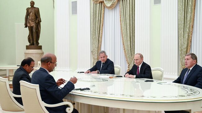 Встреча Путина с советником премьер-министра Индии по нацбезопасности
