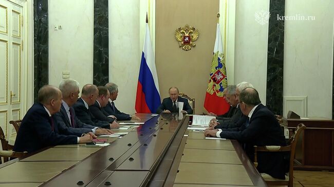 Совещание с постоянными членами Совбеза по теме вопросов региональной безопасности 