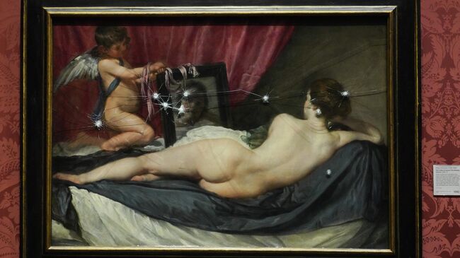 Картина Венера с зеркалом художника Диего Веласкеса Картина Венера с зеркалом художника Диего Веласкеса