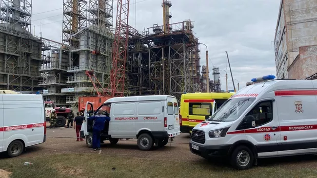 Обстановка на месте взрыва в Стерлитамаке