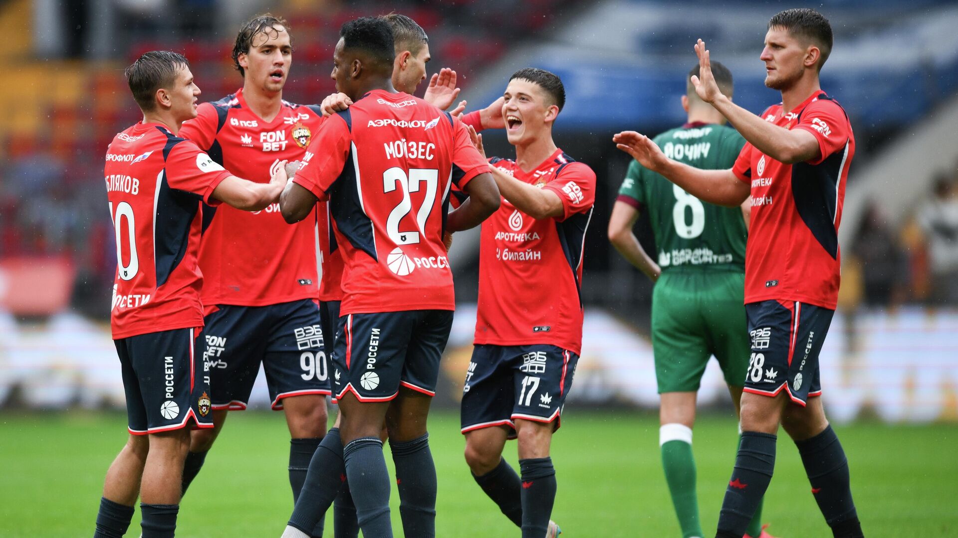 Игроки ПФК ЦСКА - РИА Новости, 1920, 09.08.2025