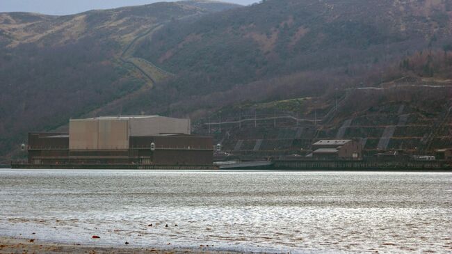 Склад вооружений в Кулпорте на озере Лох-Лонг в Шотландии