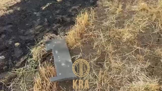 Обломки сбитых дронов пытавшихся атаковать объекты Чечни