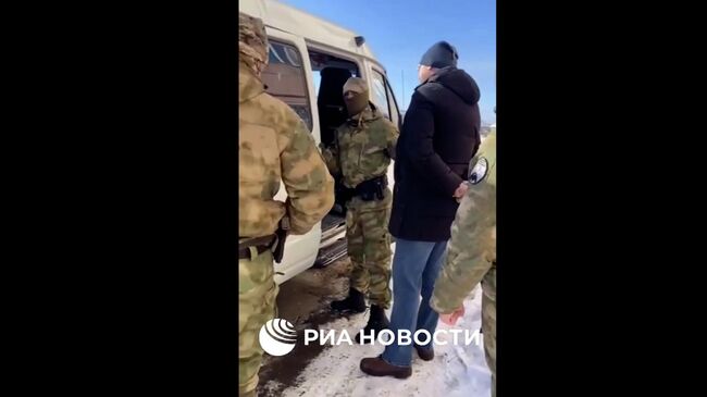 Кадры задержания магаданца, который осужден за оправдание действий запрещенных террористических организаций