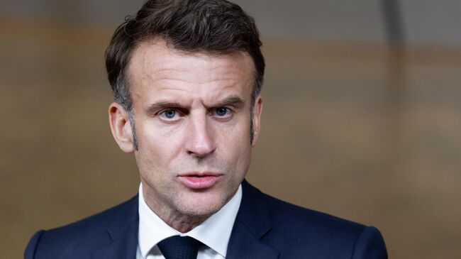 Президент Франции Эммануэль Макрон