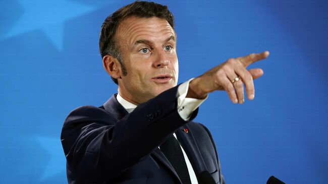 Президент Франции Эммануэль Макрон