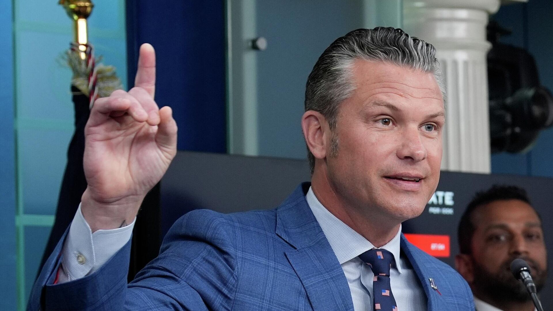 Глава Пентагона Пит Хегсет Глава Пентагона Пит Хегсет - РИА Новости, 1920, 03.09.2025