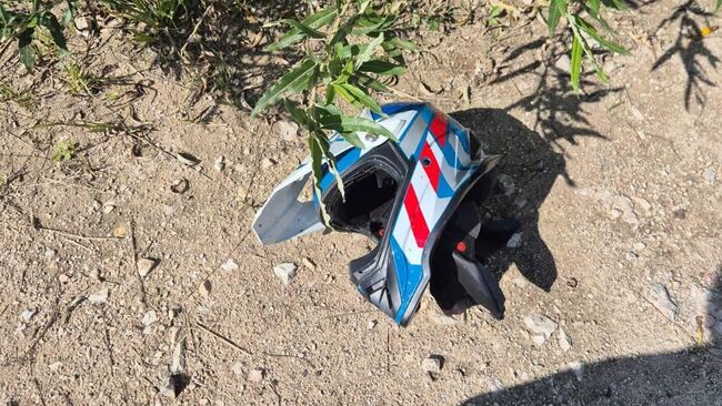 Место ДТП в Кузбассе, где погиб подросток