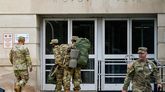 Военнослужащие Национальной гвардии 