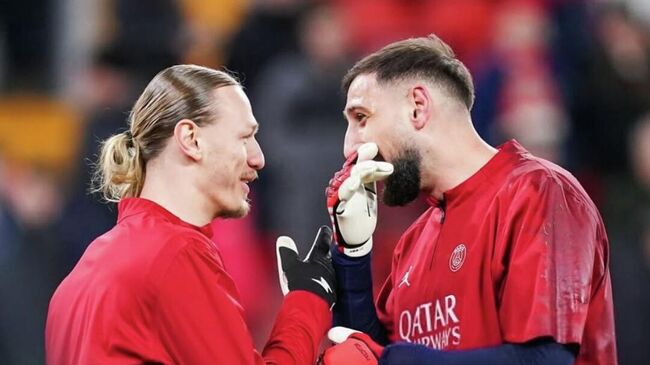 Матвей Сафонов и Джанлуиджи Доннарумма Матвей Сафонов и Джанлуиджи Доннарумма