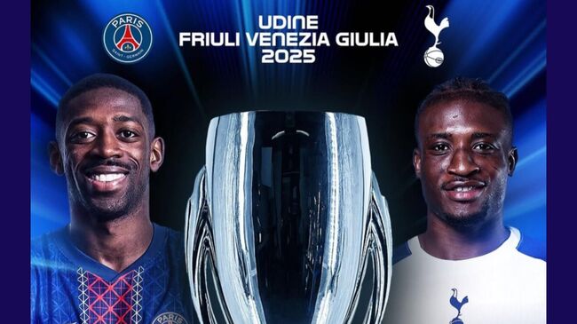 Афиша матча за Суперкубок УЕФА - 2025