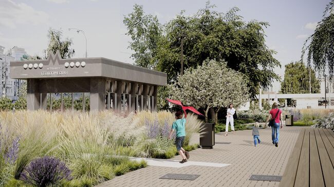 Проект нового сквера в Екатеринбурге при поддержке Золотого яблока