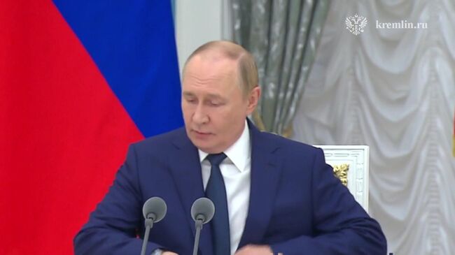 Выступление Путина на совещании по подготовке к саммиту на Аляске Выступление Путина на совещании по подготовке к саммиту на Аляске