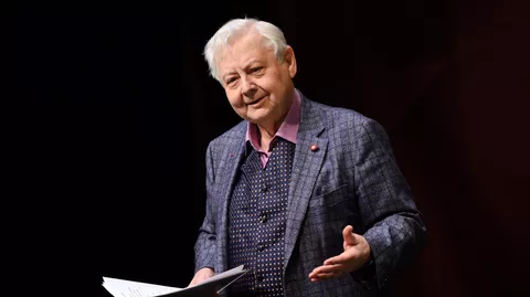 Художественный руководитель МХТ имени А.П.Чехова Олег Табаков на церемонии вручения премии Олега Табакова в Московском театре под руководством О.Табакова в Москве