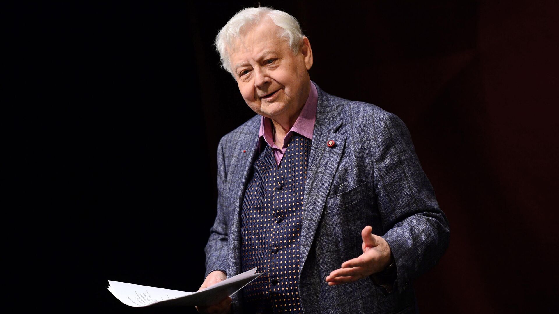 Художественный руководитель МХТ имени А.П.Чехова Олег Табаков на церемонии вручения премии Олега Табакова в Московском театре под руководством О.Табакова в Москве - РИА Новости, 1920