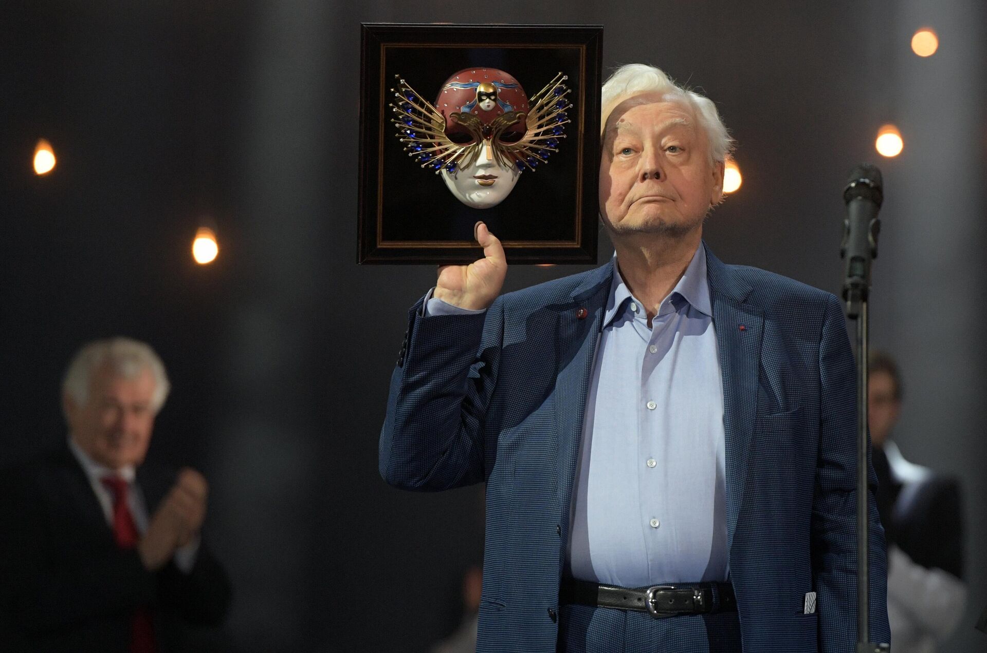 Художественный руководитель МХТ имени А.П. Чехова Олег Табаков, получивший премию За выдающийся вклад в развитие театрального искусства - РИА Новости, 1920, 04.11.2025