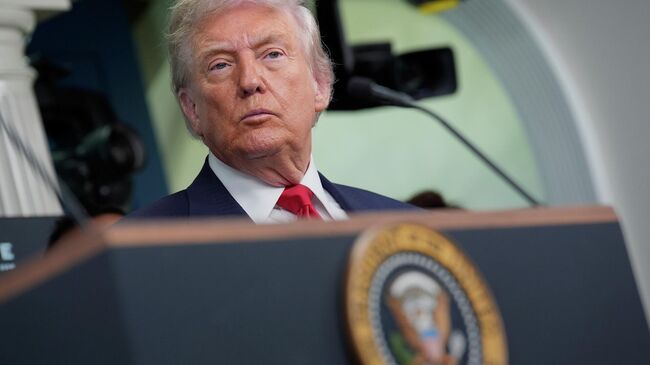 Выступление Трампа накануне встречи с Путиным