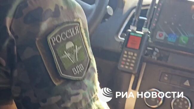 Работа российских десантников за Часовым Яром в Донбассе