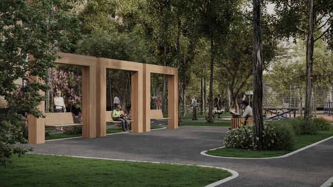 Проект благоустройства Тверского района Москвы