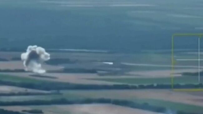 Кадры боев за освобождение Александрограда в ДНР