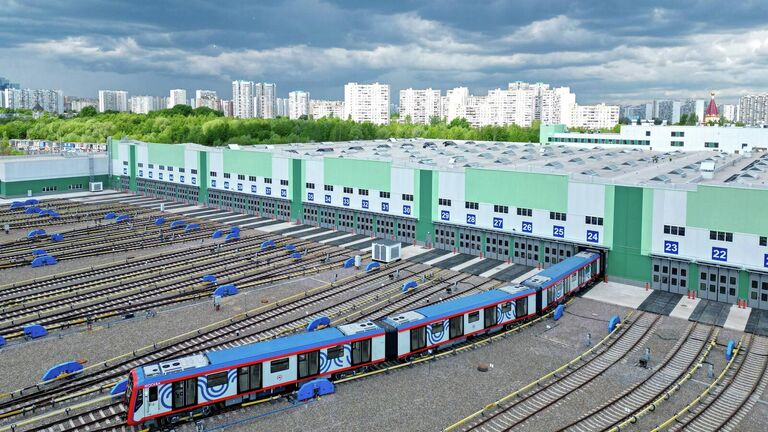 Открытие электродепо Южное Открытие электродепо Южное