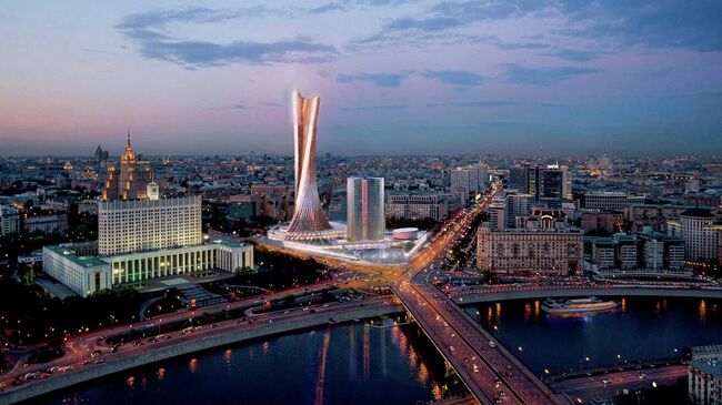 Проект комплекса зданий на месте СЭВ на Новом Арбате