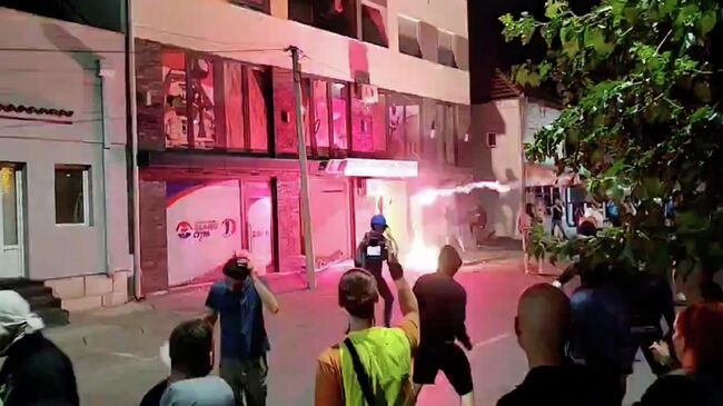 Беспорядки в Сербии