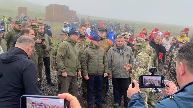 Торжественная церемония открытия первого этапа военно-исторического мемориального комплекса в память о Курильской десантной операции. 18 августа 2025