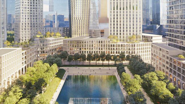 Проект комплекса Сити-2 в Пресненском районе Москве