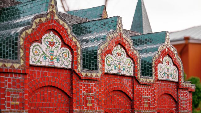 Мозаичная копия здания Театра Наций Мозаичная копия здания Театра Наций