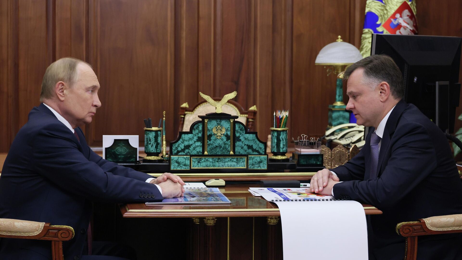 Слюсарь попросил Путина поддержать строительство транспортного кольца