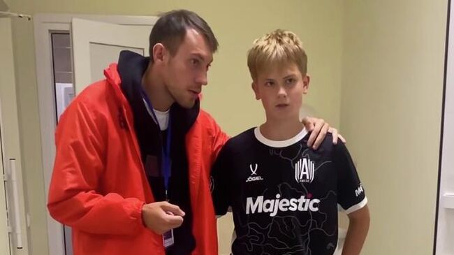 Василий Гончаров на матче второго раунда пути регионов Кубка России Василий Гончаров на матче второго раунда пути регионов Кубка России